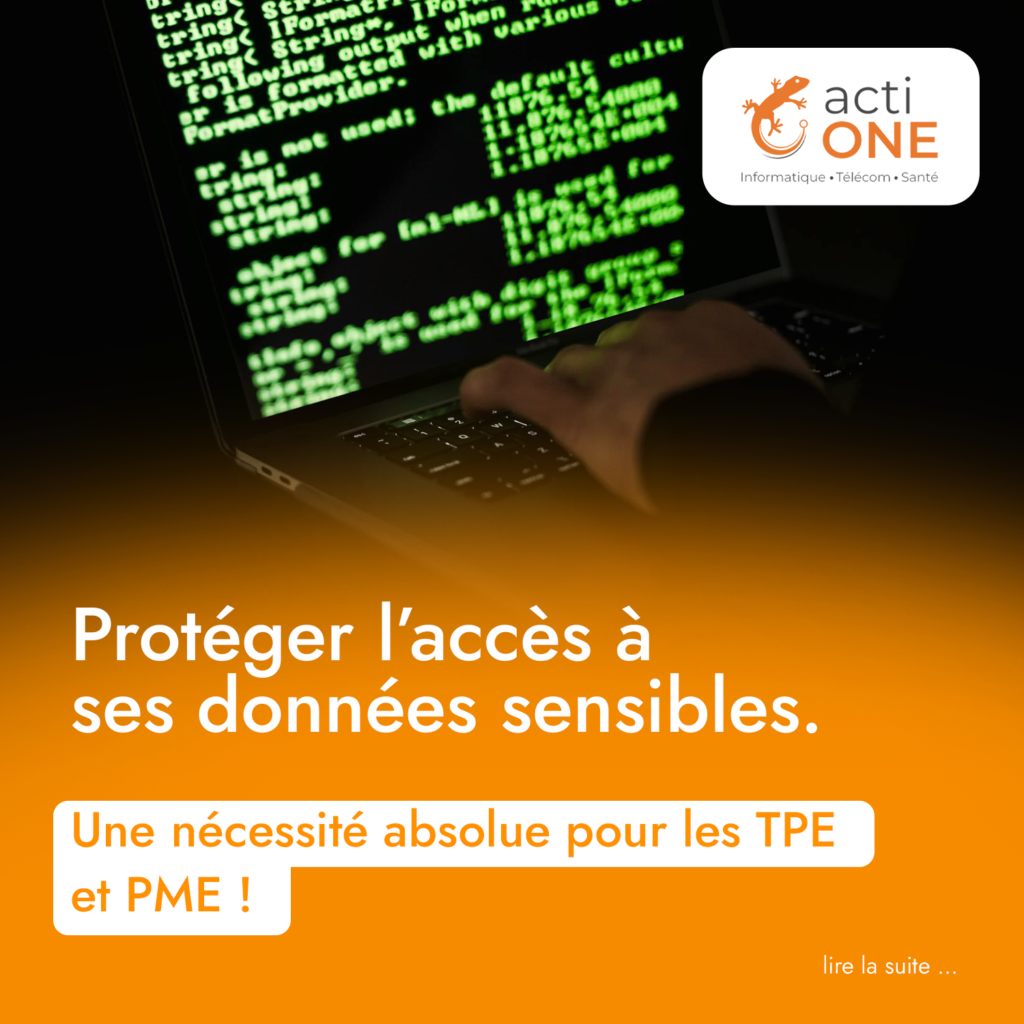 Sécurité des données pour TPE et PME.