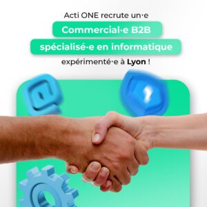 Offre d'emploi commercial B2B informatique à Lyon