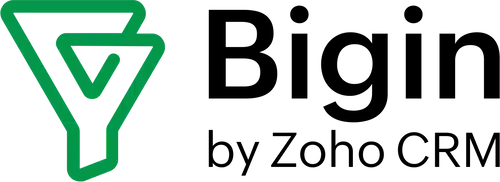Logo vert et noir abstrait.